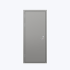 Double Swing Steel Fire Exit Doors With Vision Panel / Honeycomb Paper Core